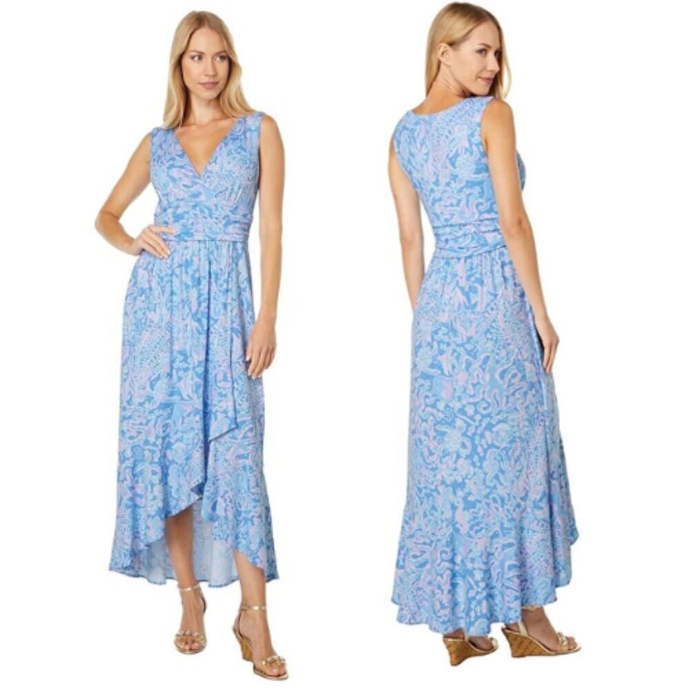 Lilly Pulitzer Moana Maxi Dress Size XS 26400